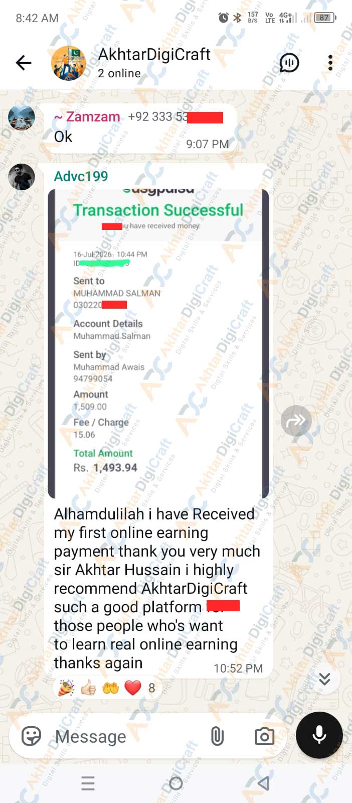 Payment Proof