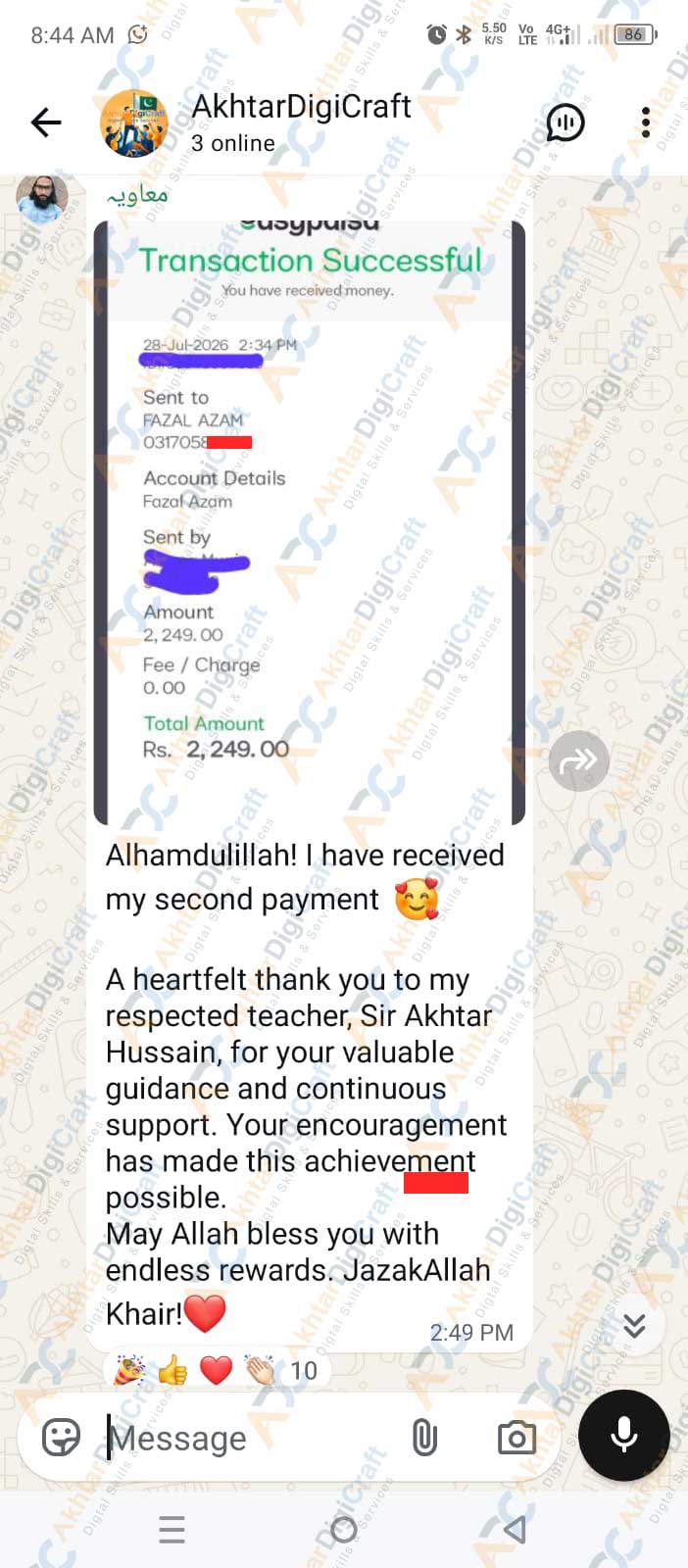 Payment Proof