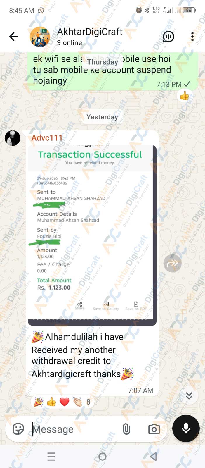 Payment Proof