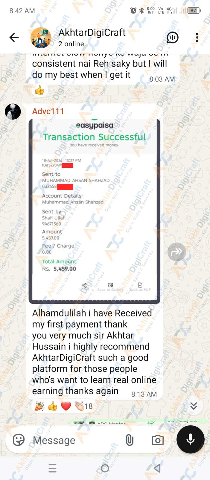 Payment Proof