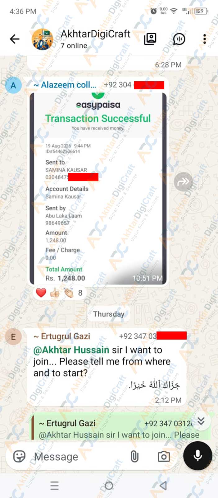 Payment Proof