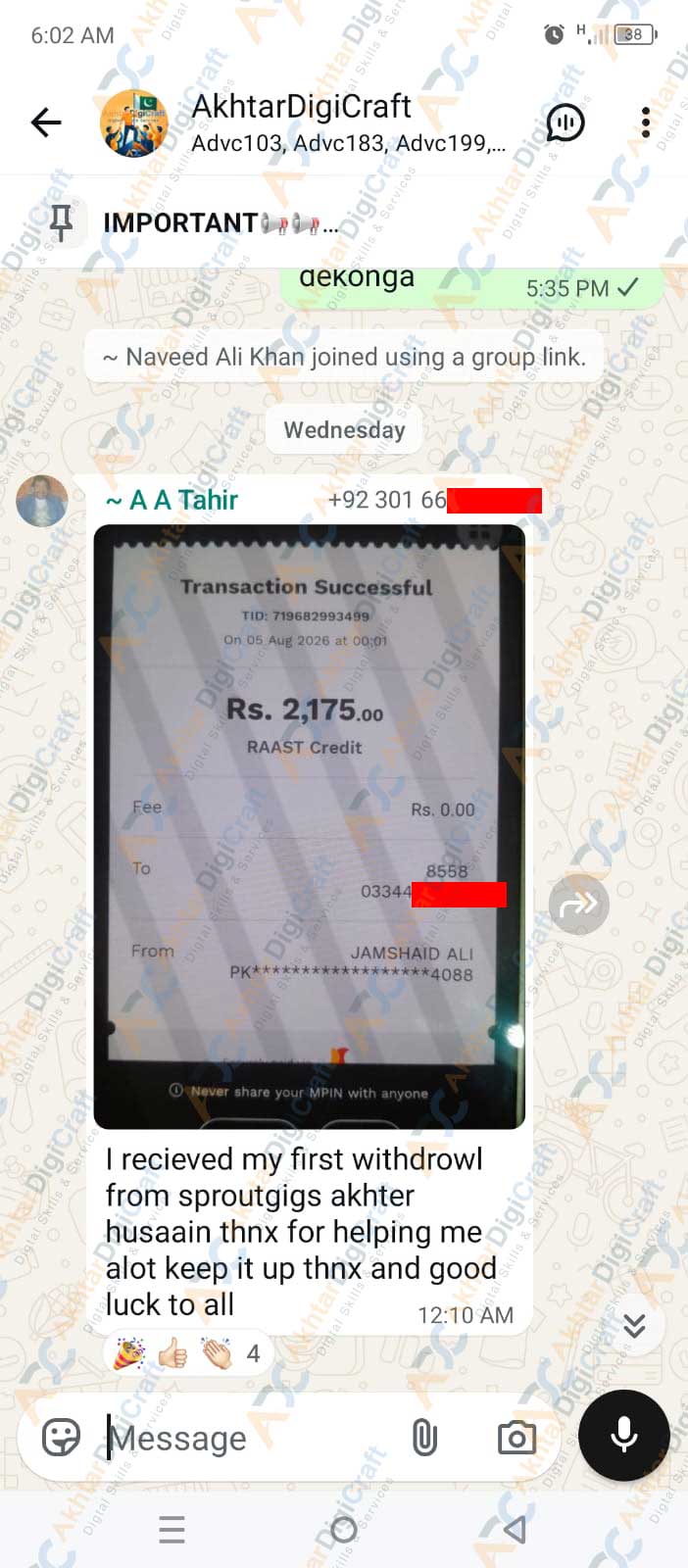 Payment Proof