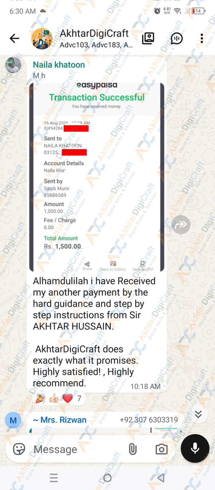 Payment Proof