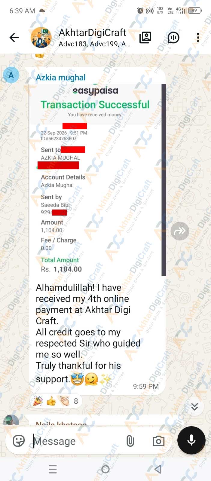 Payment Proof
