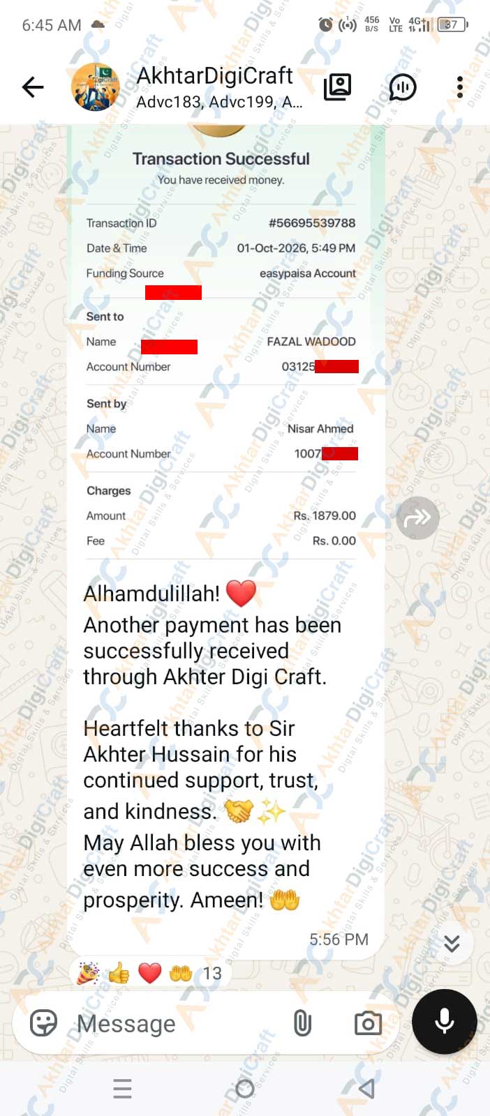 Payment Proof