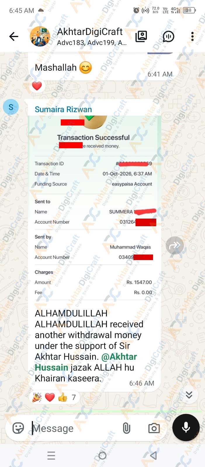 Payment Proof