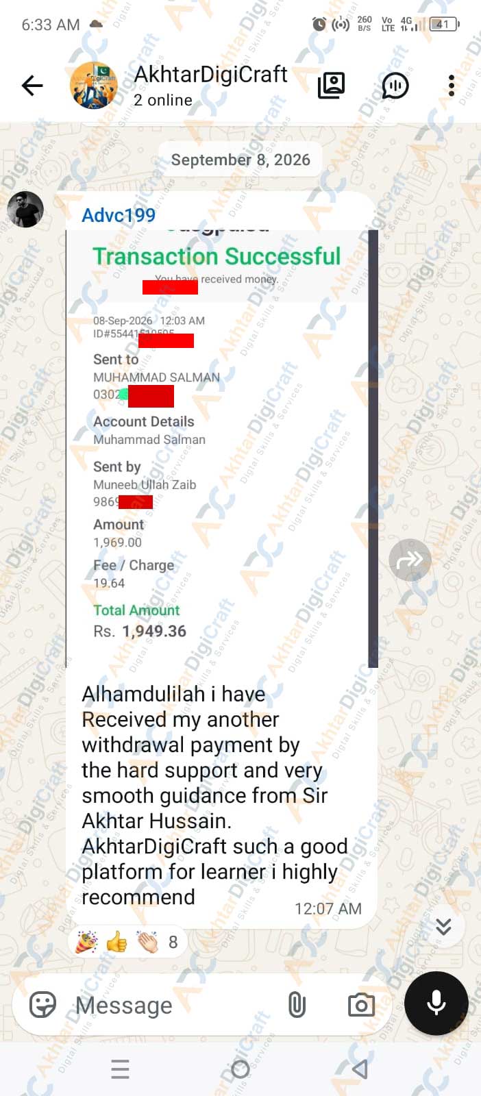 Payment Proof